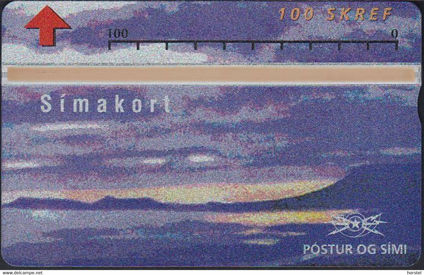 Iceland - D07 - L&G  Painting - View Of Island (2) - 100 Units - 303C - Mint - Island