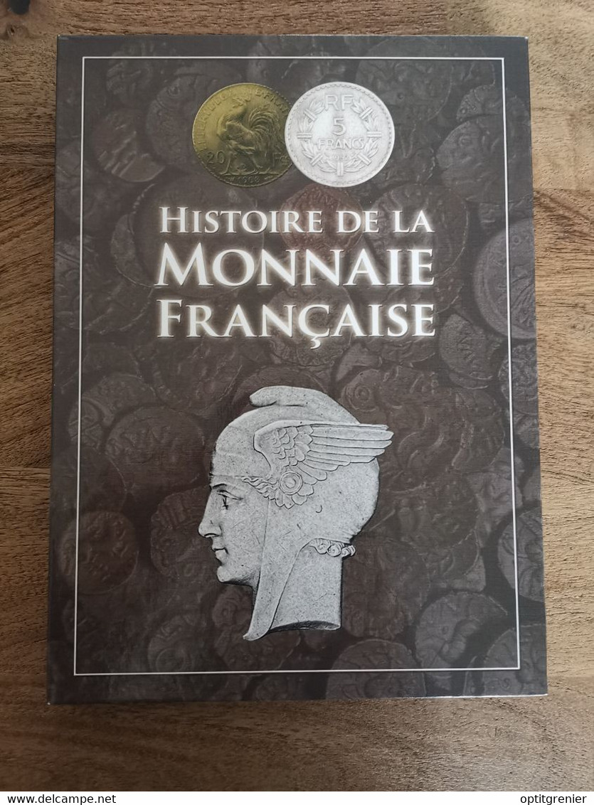 VIDE EMPTY / COFFRET VIDE POUR 5 MEDAILLES / HISTOIRE DE LA MONNAIE FRANCAISE - Monétaires / De Nécessité