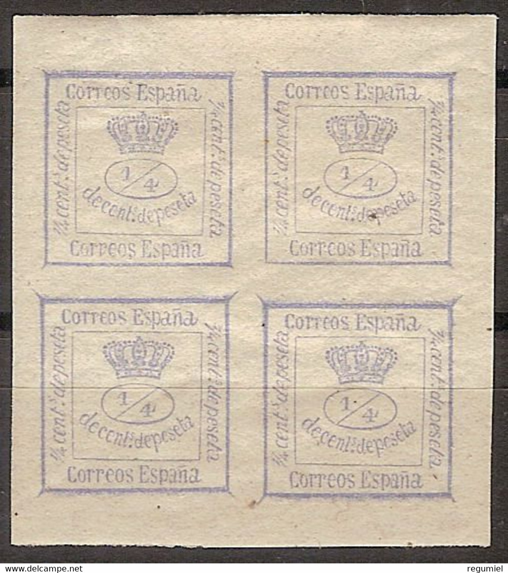 España 0115 * Cifras. 1872. Charnela - Unused Stamps