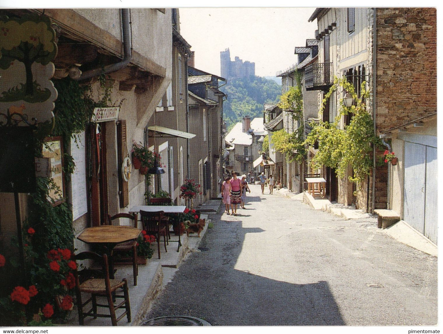 NAJAC MAISONS ANCIENNES RUE DU BARIOU CHATEAU LOT 3 CARTES - Najac