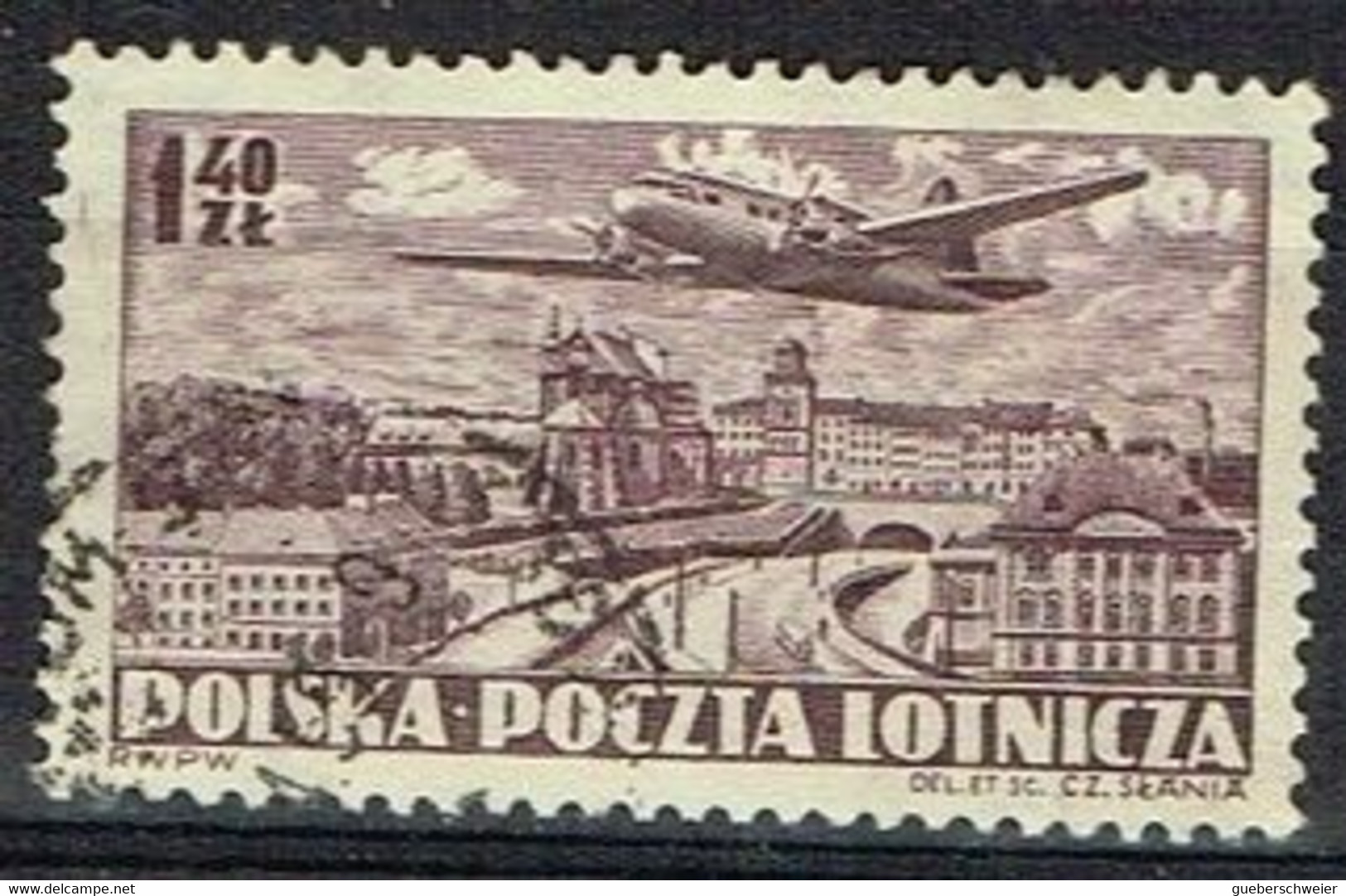 POL 157 - POLOGNE Poste Aérienne 30 Obl. - Used Stamps