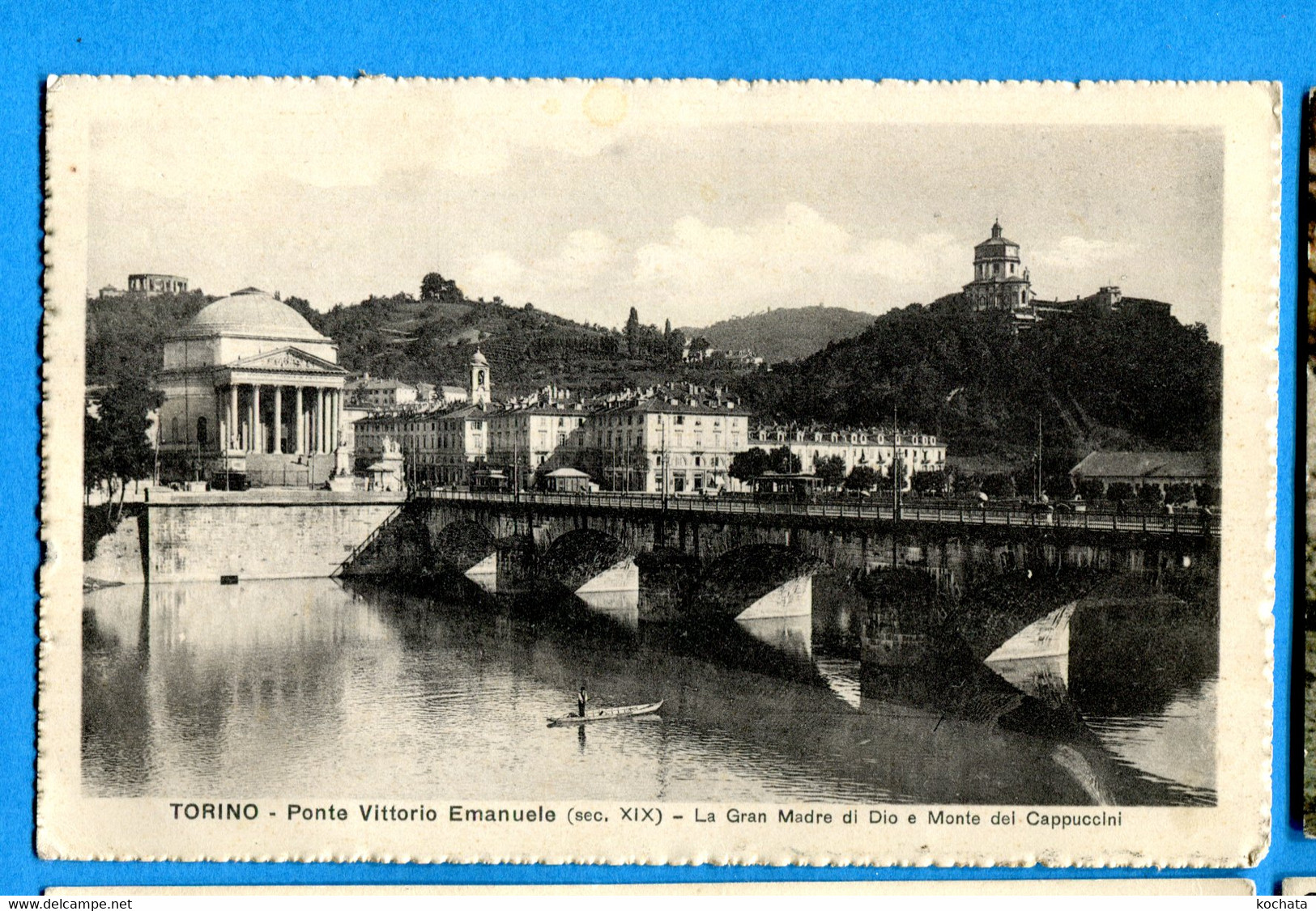 J088, Torino, Ponte Vittorio Emanuele, Gran Madre Di Dio, Monte Dei Cappucini, Circulée 1922 Sous Enveloppe - Ponts