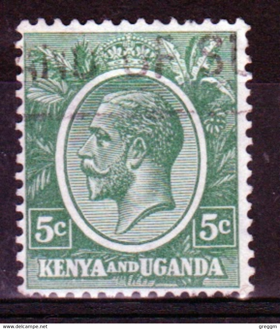 Kenya And Uganda 1922 King George V 5c In Fine Used Condition. - Kenya & Oeganda