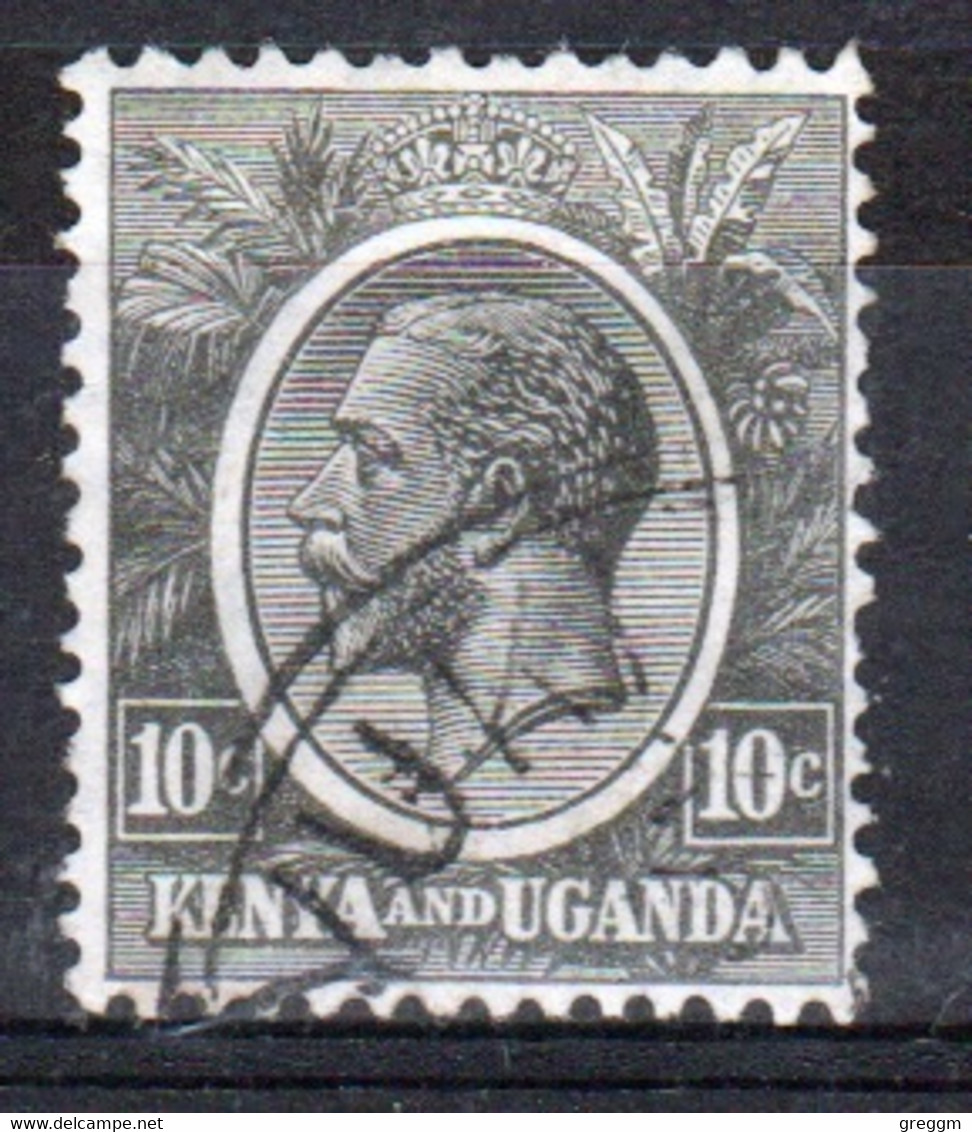 Kenya And Uganda 1922 King George V 10c In Fine Used Condition. - Kenya & Uganda