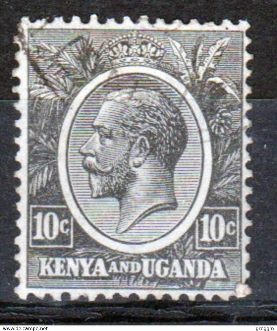 Kenya And Uganda 1922 King George V 10c In Fine Used Condition. - Kenya & Uganda