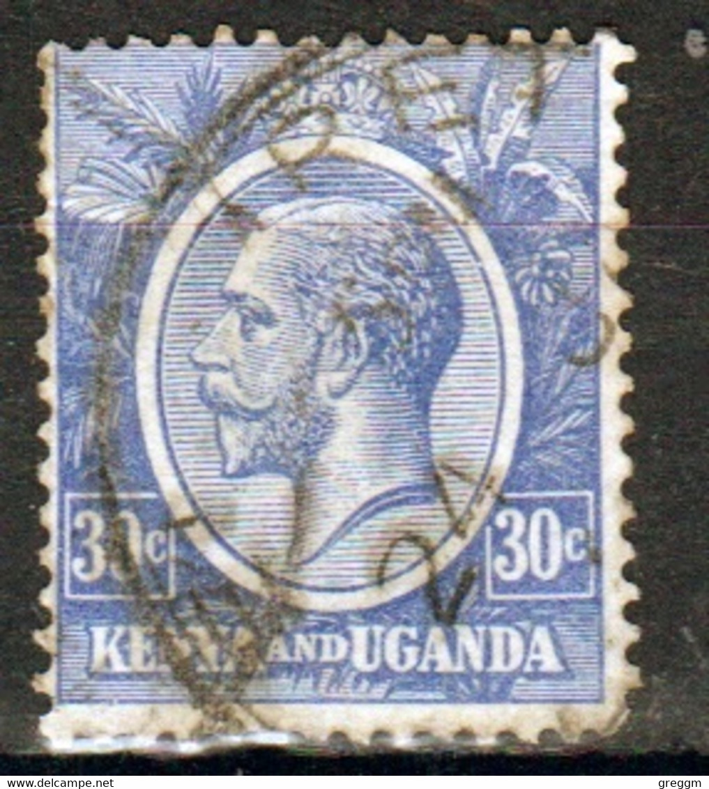Kenya And Uganda 1922 King George V 30c In Fine Used Condition. - Kenya & Ouganda