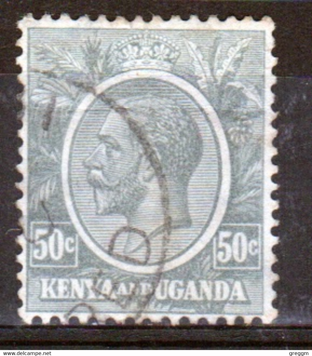 Kenya And Uganda 1922 King George V 50c In Fine Used Condition. - Kenya & Uganda