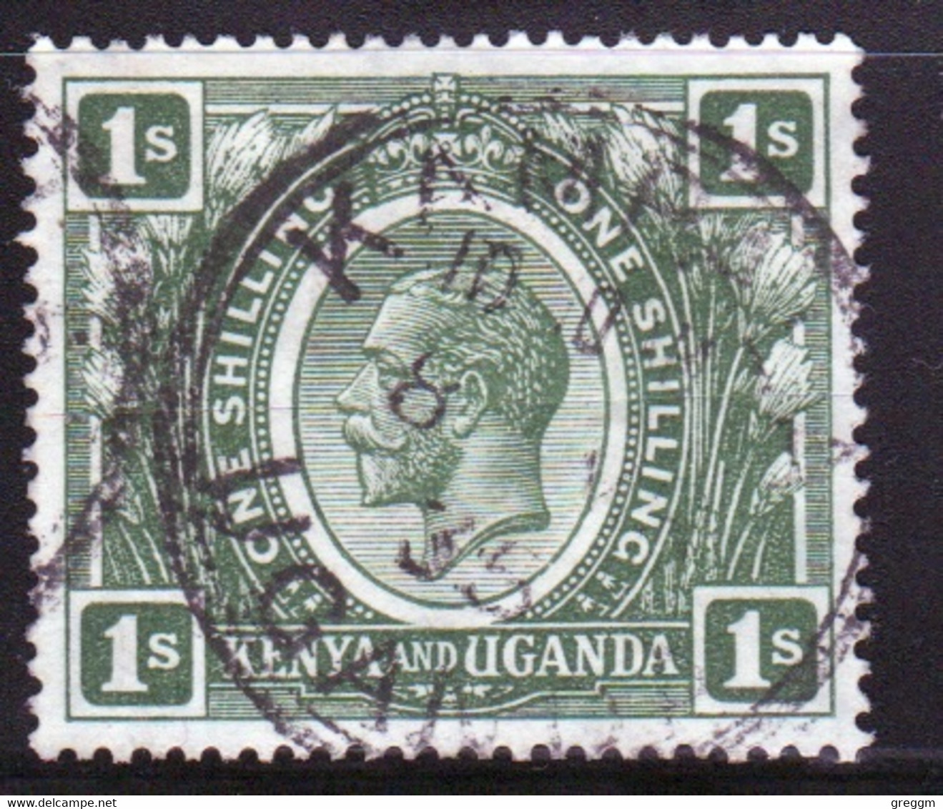 Kenya And Uganda 1922 King George V One Shilling In Fine Used Condition. - Kenya & Ouganda