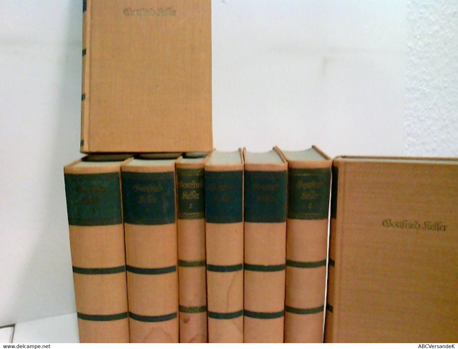 Konvolut Bestehend Aus 8 Bänden Zum Thema: Gottfried Keller - Sämtliche Werke In Acht Bänden (komplett) - Duitse Auteurs