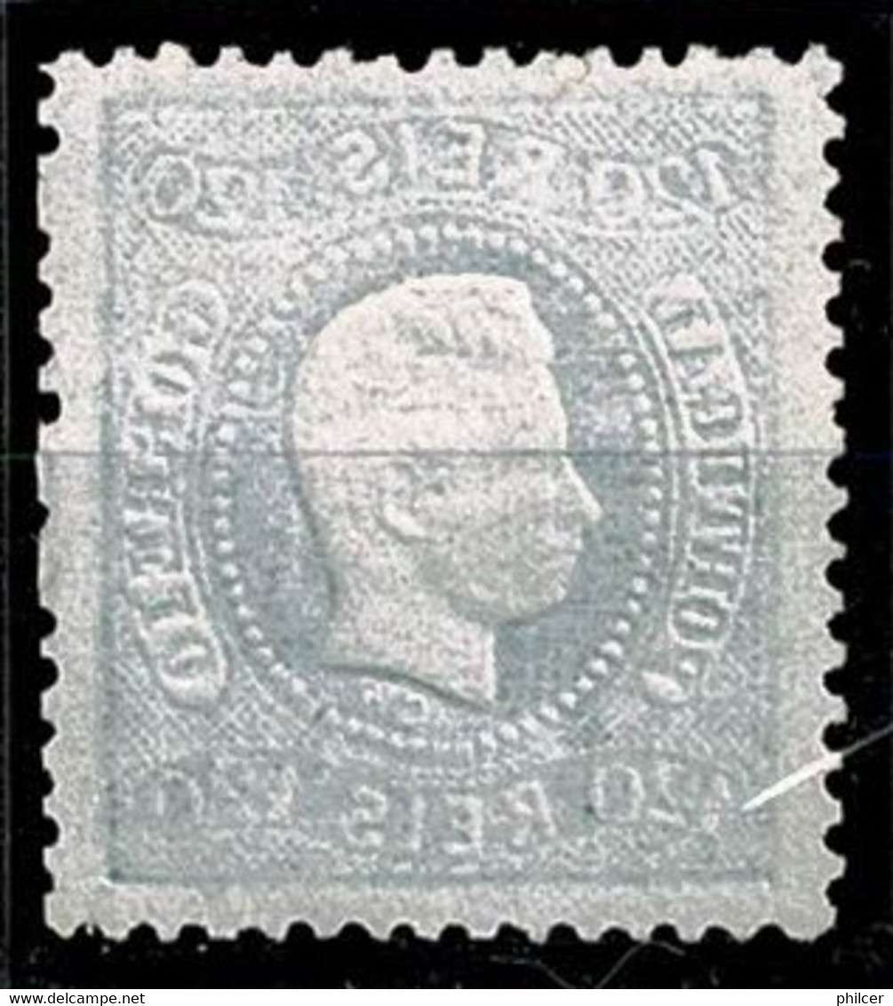 Portugal, 1867/70, # 34, MNG - Ongebruikt