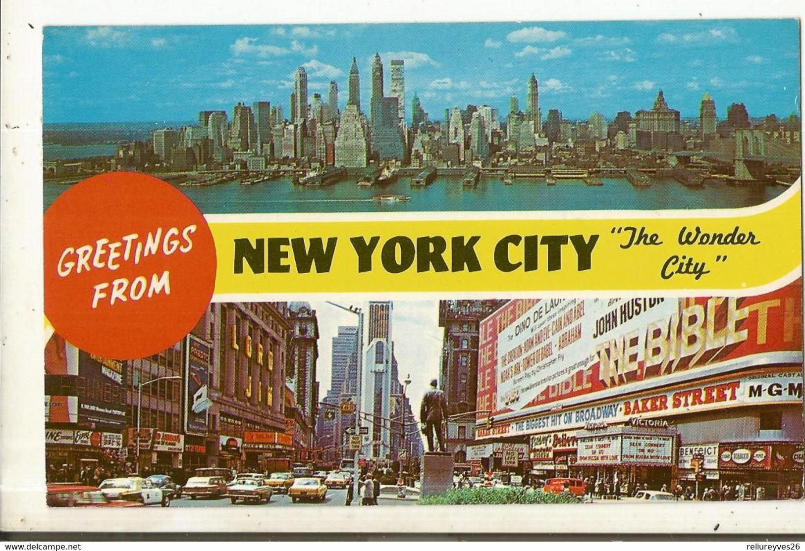 CPSM, USA. N°2066410. New-York City, The Wonder City......NY, Ed. Dexter , 1976, Avec Timbres - Multi-vues, Vues Panoramiques