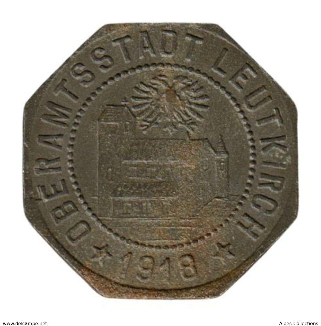 ALLEMAGNE - LEUTKIRCH - 10.1 - Monnaie De Nécessité - 10 Pfennig 1918 - Notgeld