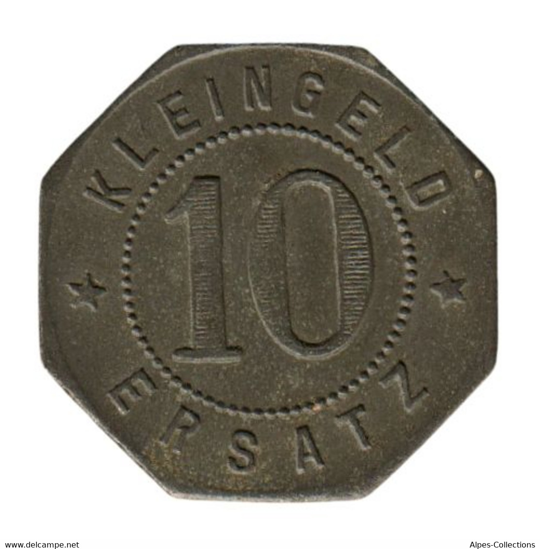 ALLEMAGNE - LEUTKIRCH - 10.1 - Monnaie De Nécessité - 10 Pfennig 1918 - Monétaires/De Nécessité