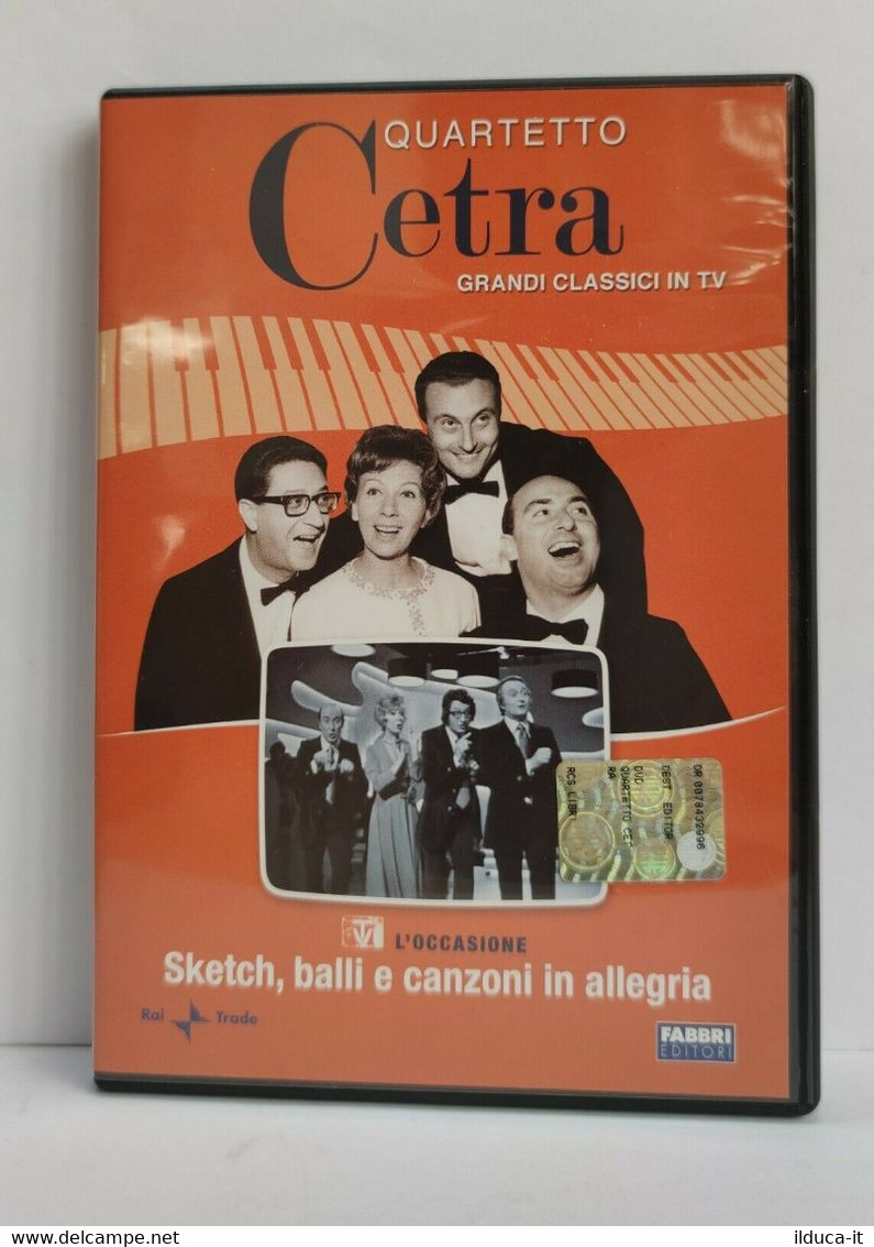 01704 DVD - QUARTETTO CETRA Grandi Classici TV: Sketch, Balli Canzoni In Allegri - Concert & Music