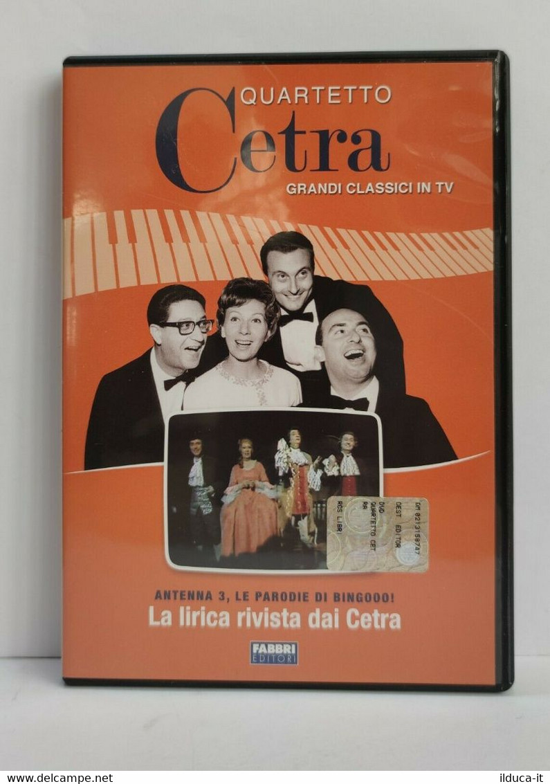 01710 DVD - QUARTETTO CETRA Grandi Classici In TV - La Lirica Rivista Dai Cetra - Conciertos Y Música