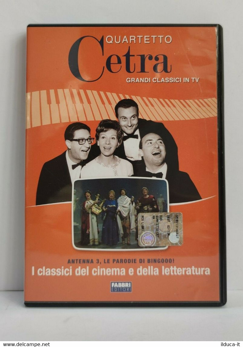 01719 DVD - QUARTETTO CETRA Grandi Classici TV: Classici Cinema E Letteratura - Concert Et Musique