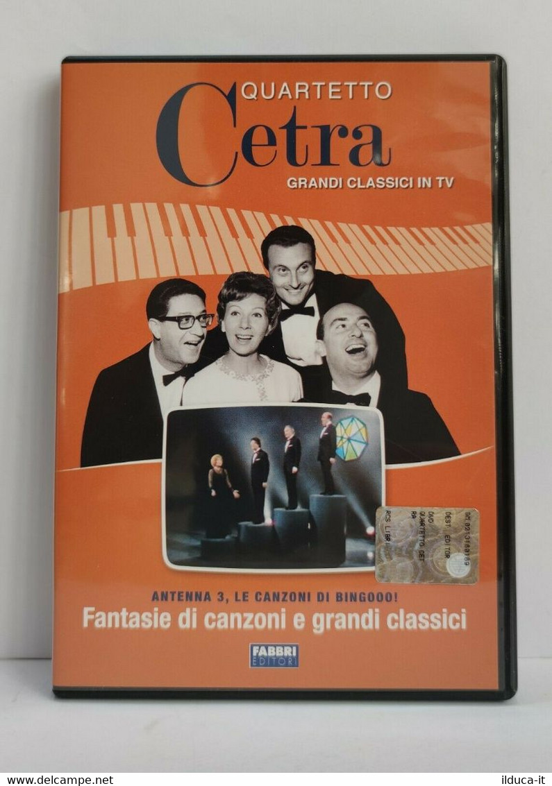 01721 DVD - QUARTETTO CETRA Grandi Classici TV: Fantasie Canzoni E Grandi Classi - Conciertos Y Música