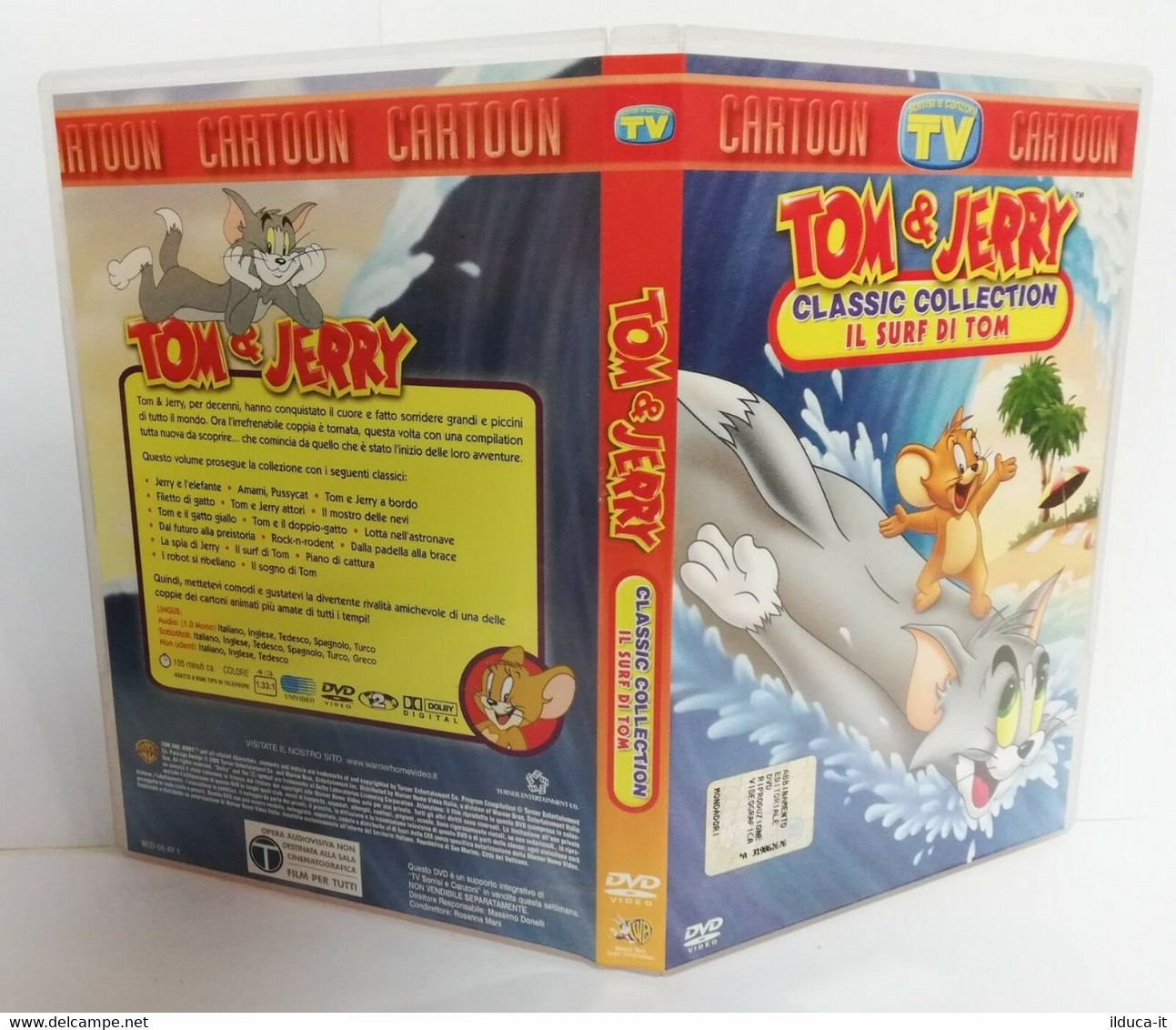 01744 DVD - TOM & JERRY Classic Collection Vol. 12 - Il Surf Di Tom - Dibujos Animados