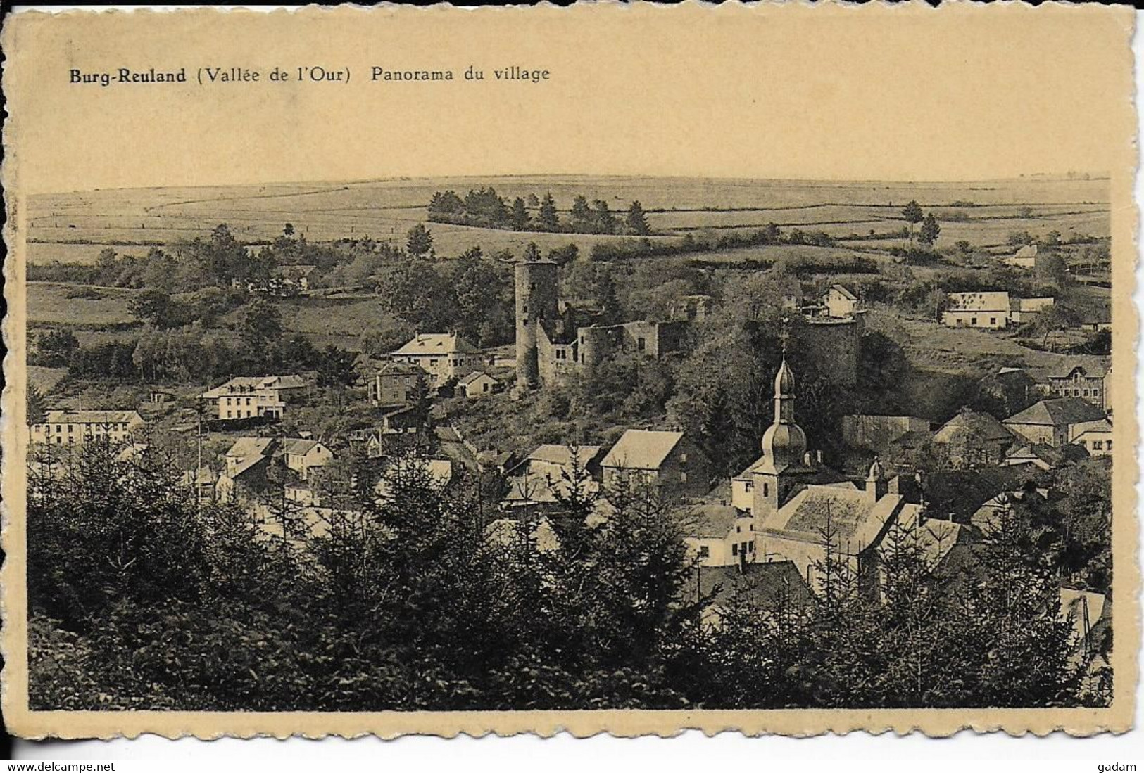 963 Burg-Reuland- St Vith-Panorama Du Village - Burg-Reuland