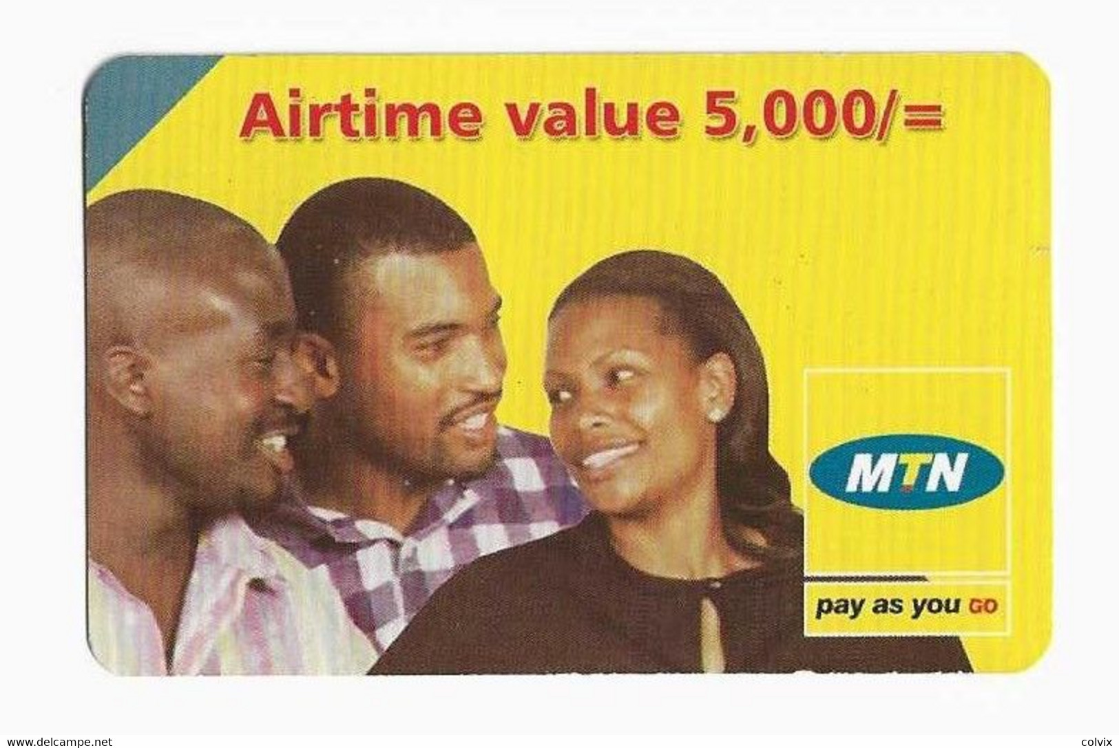 OUGANDA RECHARGE MTN AIRTIME CARD 5,000/= - Ouganda