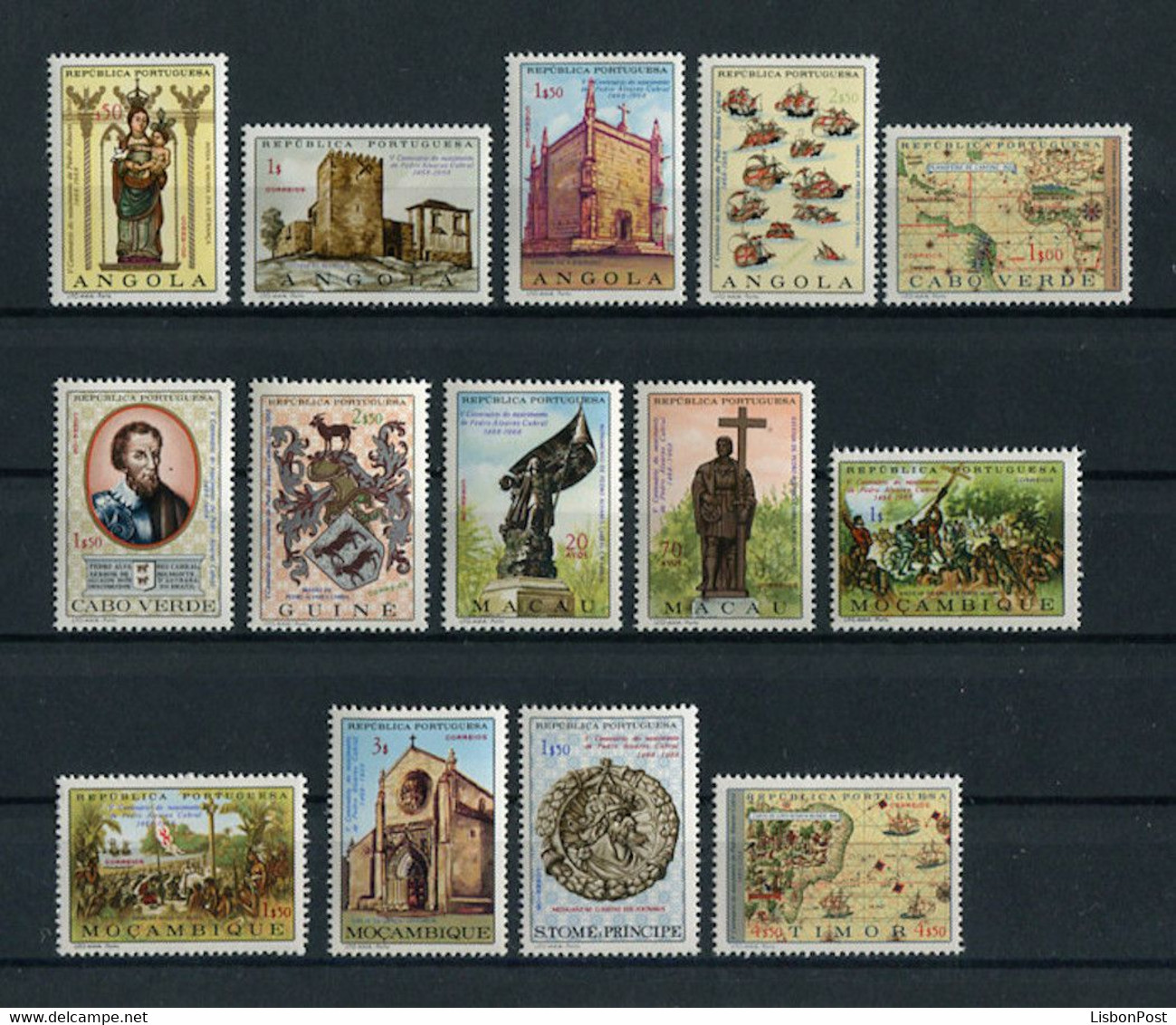 Portugal Colonies OMNIBUS 1968 Pedro Alvares Cabral Complete Set MNH, FVF - Sonstige & Ohne Zuordnung