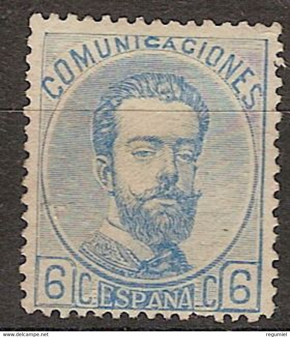 España 0119 * Amadeo. 1872. Charnela - Neufs