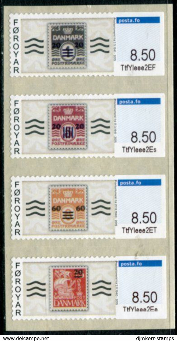 FAEROE ISLANDS 2015 ATM: Stamps Of 1940-41 MNH / **.  Michel 29-32 - Faroe Islands