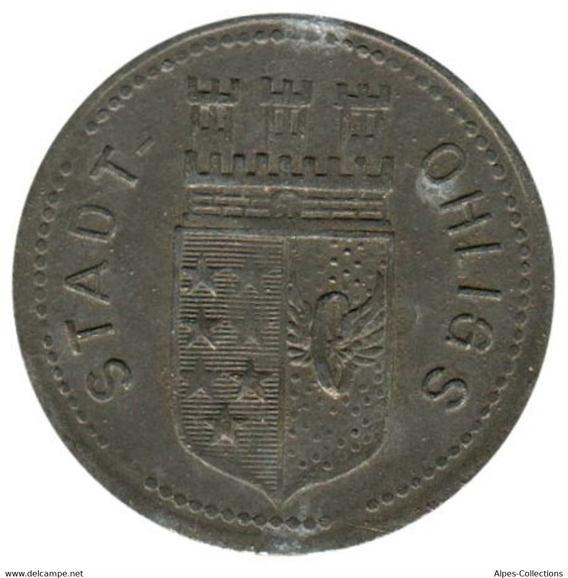 ALLEMAGNE - OHLIGS - 05.1 - Monnaie De Nécessité - 5 Pfennig 1917 - Monetary/Of Necessity