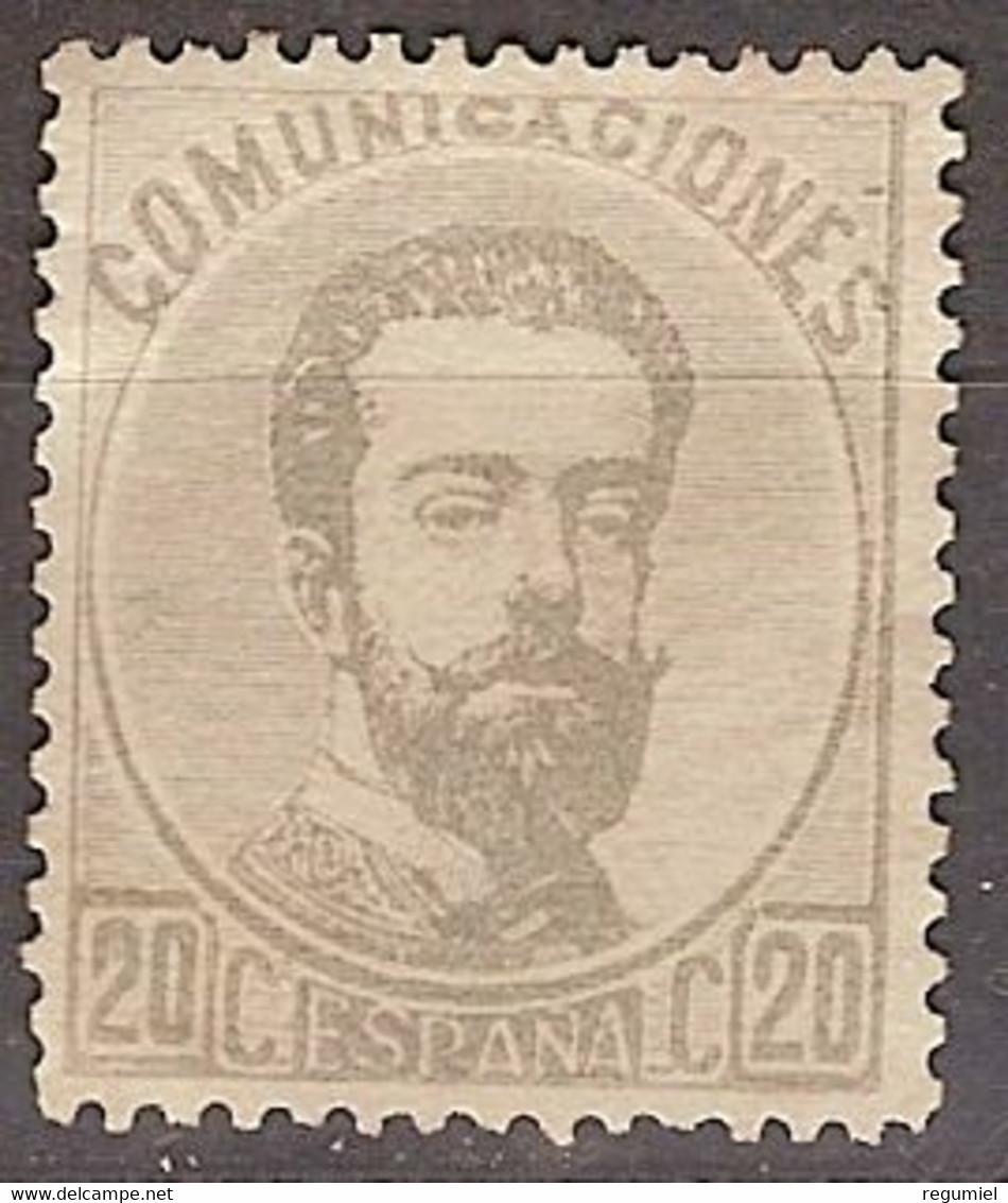 España 0123 (*) Amadeo. 1872. Sin Goma - Unused Stamps
