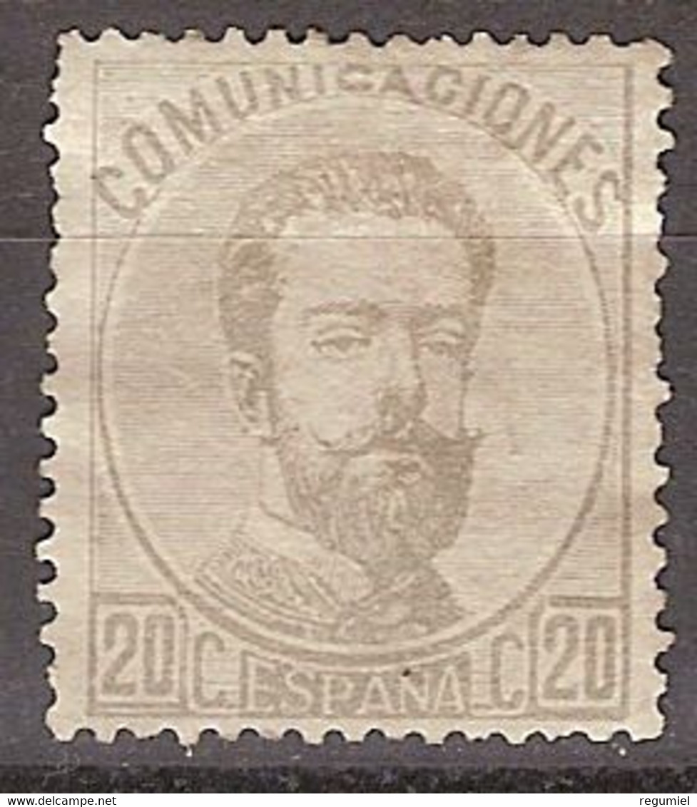 España 0123 (*) Amadeo. 1872. Sin Goma - Unused Stamps