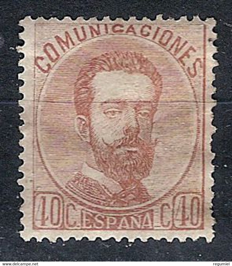 España 0125 (*) Amadeo. 1872. Sin Goma - Ungebraucht