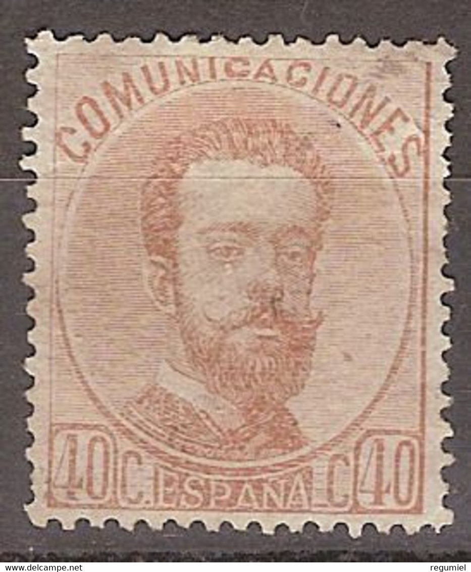 España 0125 (*) Amadeo. 1872. Sin Goma - Unused Stamps