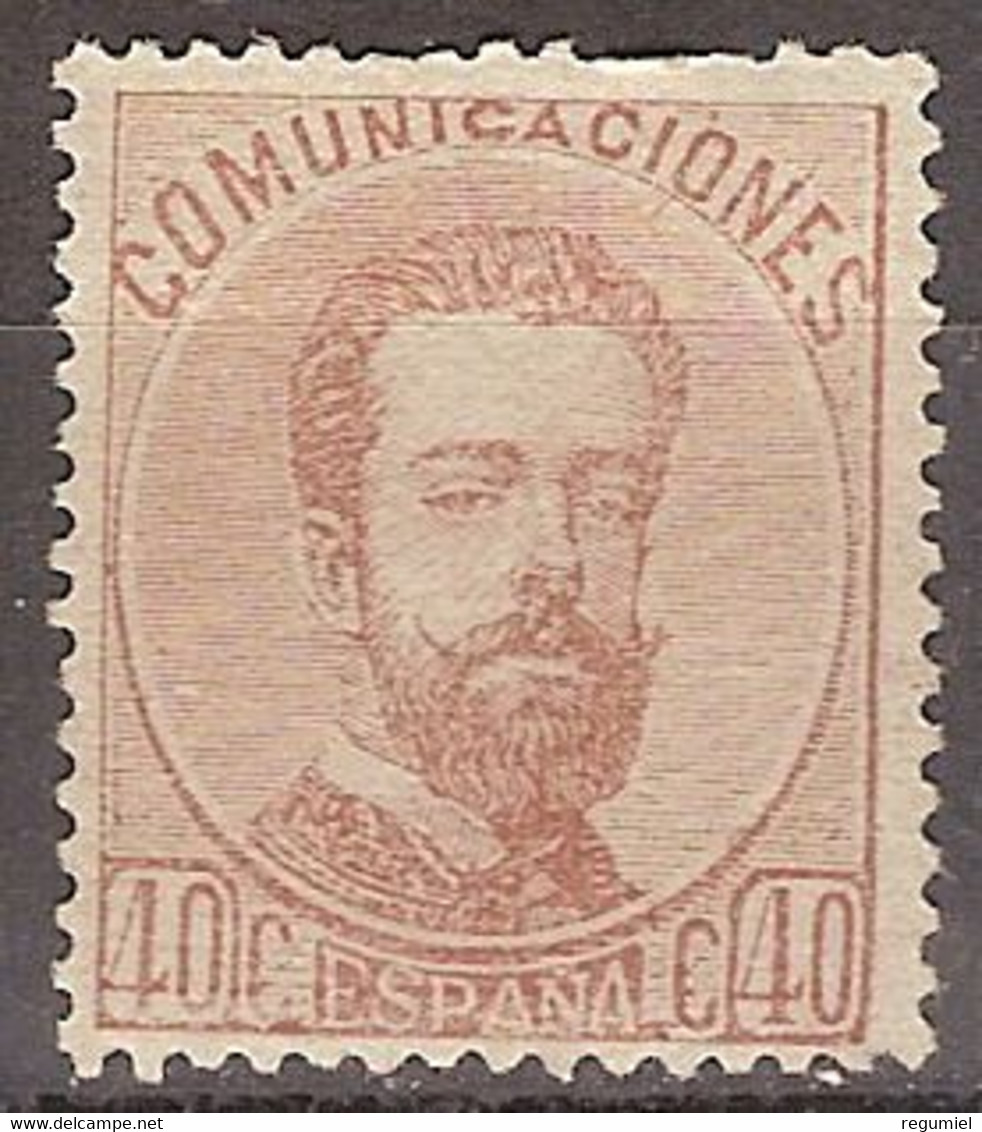 España 0125 (*) Amadeo. 1872. Sin Goma - Nuevos