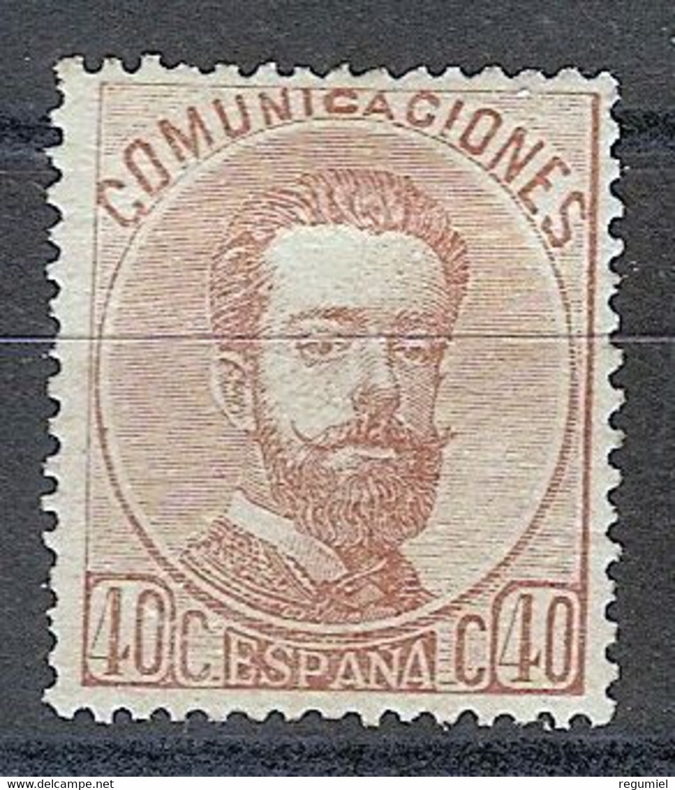 España 0125 (*) Amadeo. 1872. Sin Goma - Ungebraucht