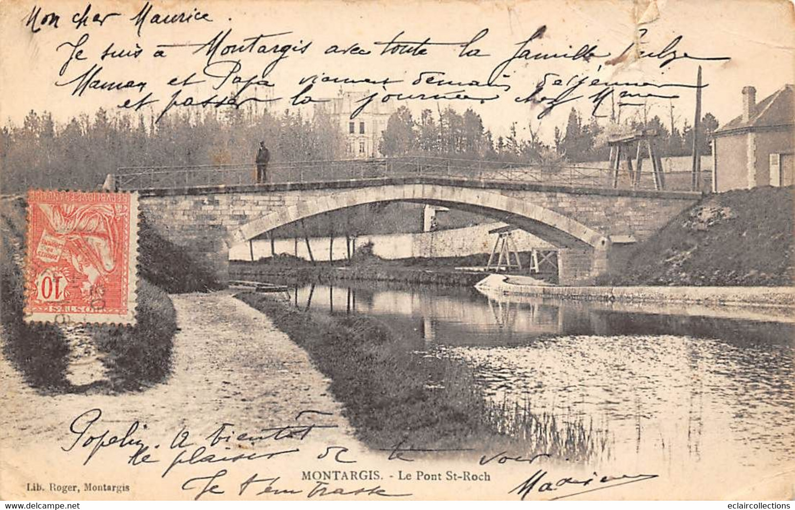 Montargis            45        Le Pont St-Roch    -coupure -    (voir Scan) - Montargis