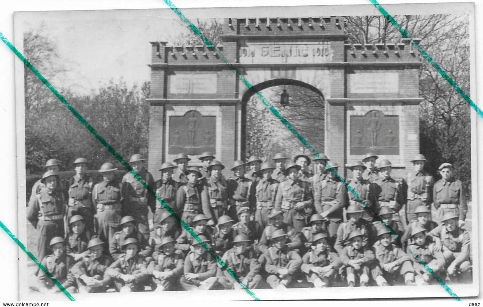 Soldats Du Génie Armée Belge  Photo Carte - War, Military