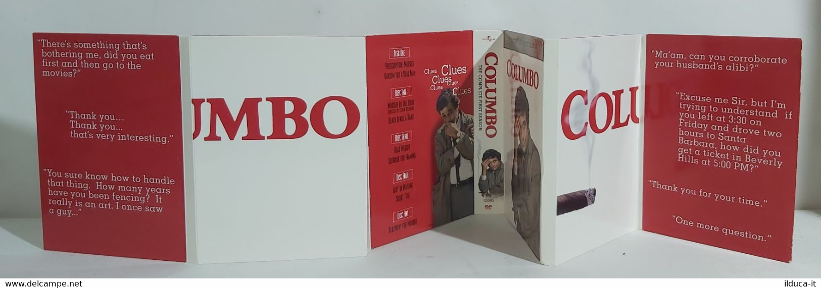 I102852 DVD - COLUMBO The Complete First Season (5 Dischi) - Ver. USA - TV Shows & Series