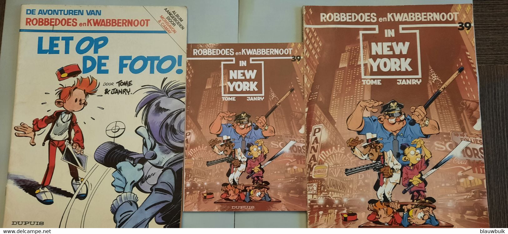 3x Robbedoes En Kwabbernoot Strips - Robbedoes En Kwabbernoot