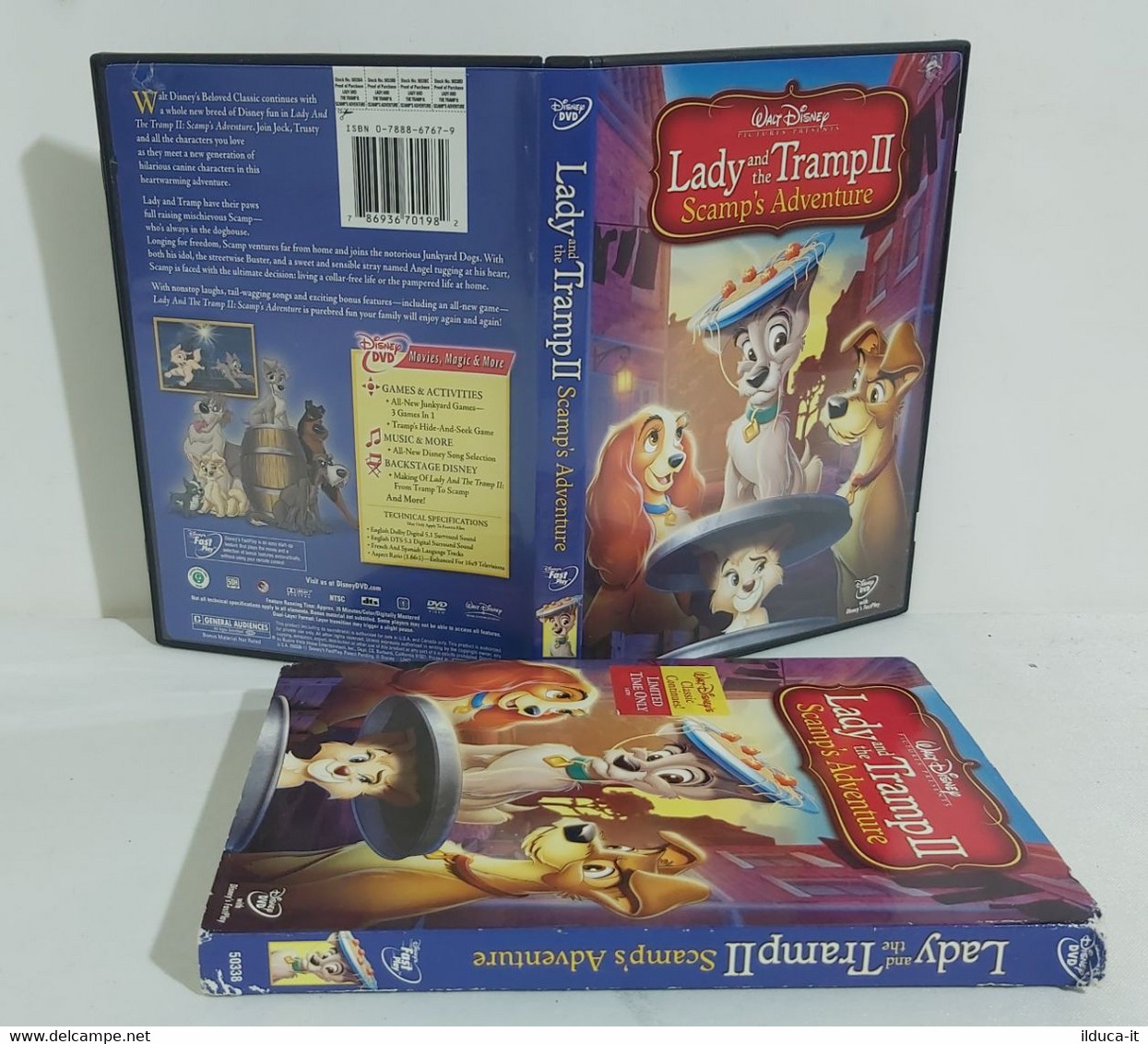 I102860 DVD - LADY AND THE TRAMP II Scamp's Adventure (Ver. MEX - 2001) - Cartoons