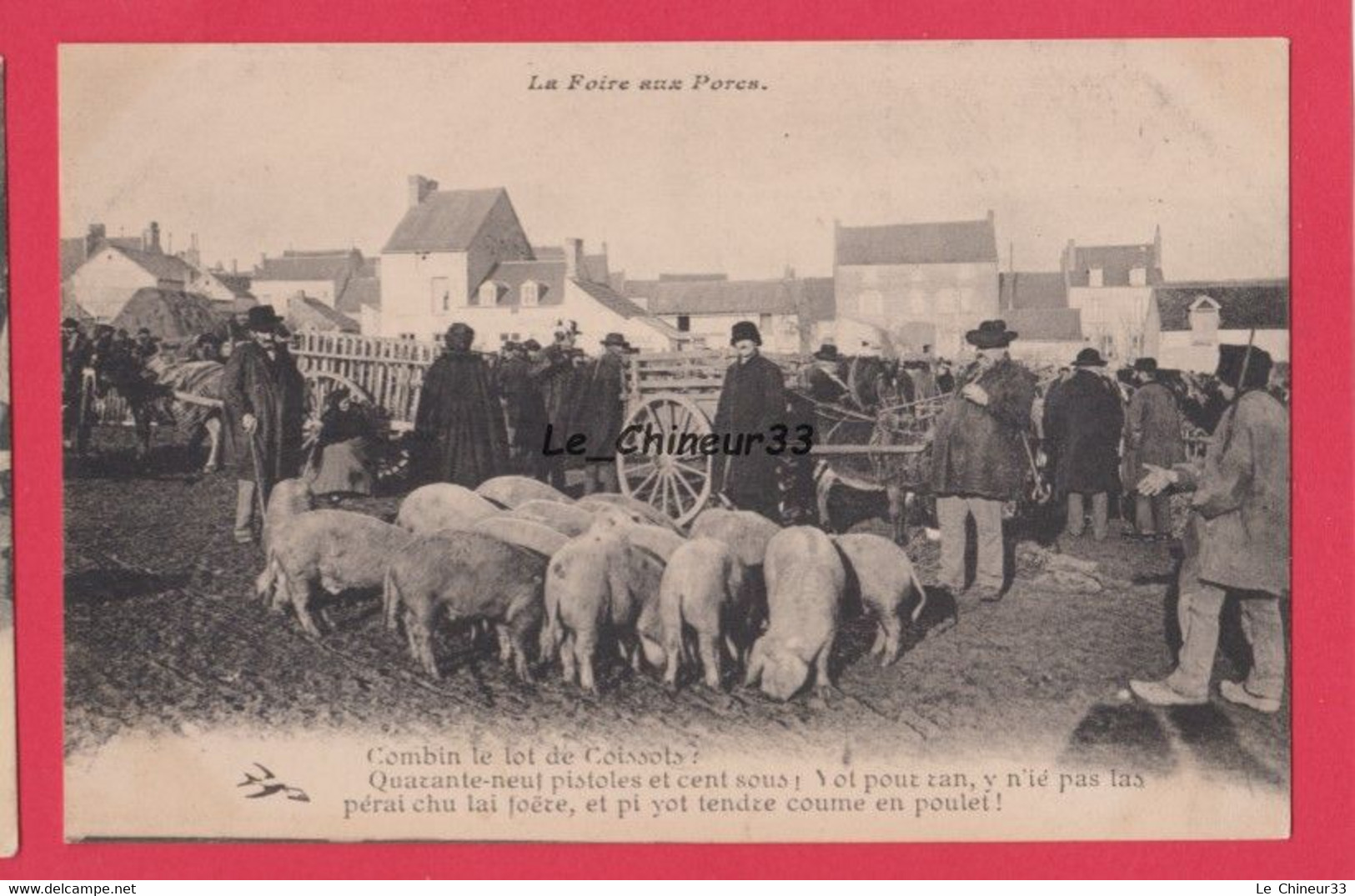 58 - MORVAN---La Foire Aux Porcs--Combin Le Lot De Coissots.....animé - Kermissen