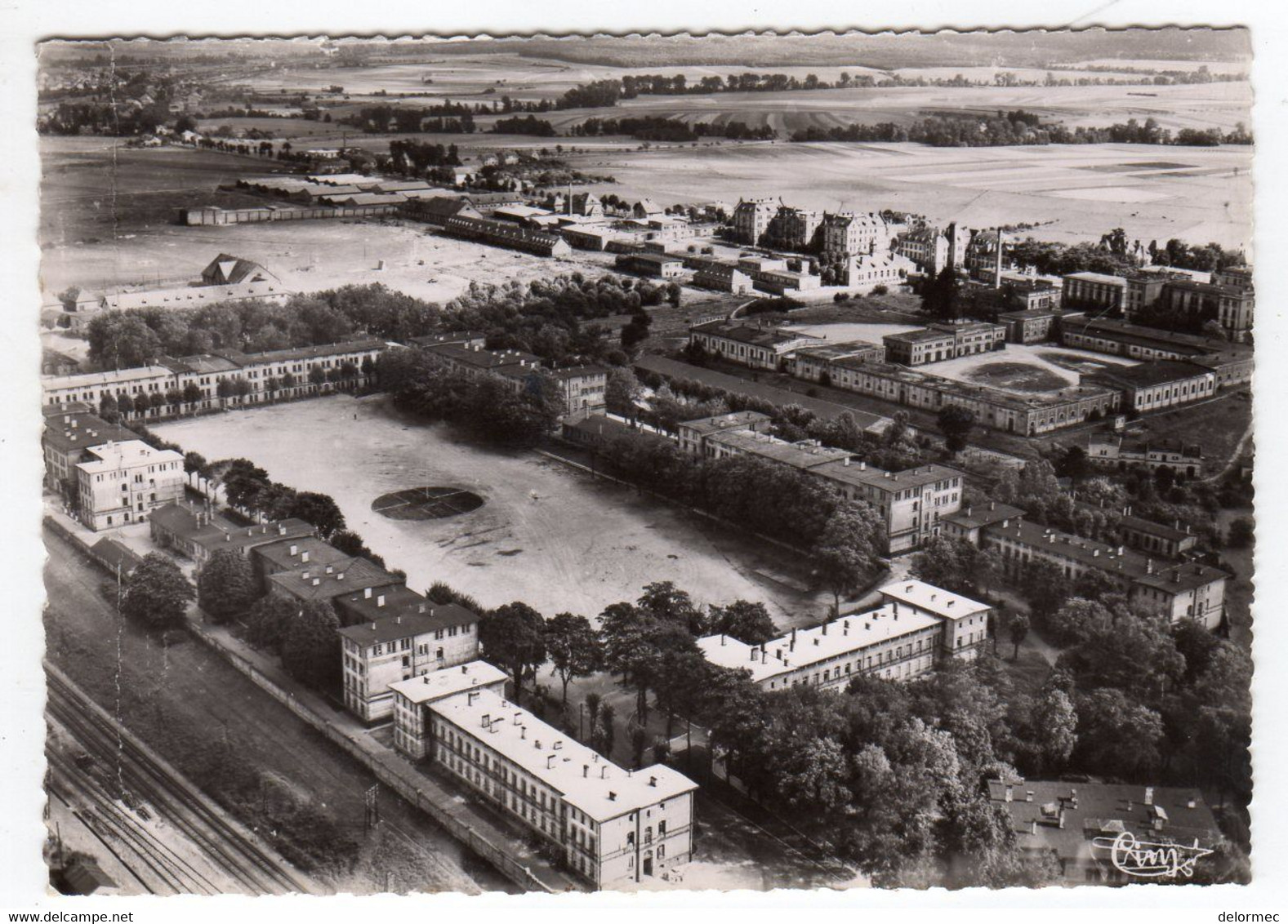 CPSM Photo Sarrebourg Moselle 57 Vue Panoramique Aérienne Quartiers Rabier Tourret Et Dessirier éditeur CIM Combier - Sarrebourg