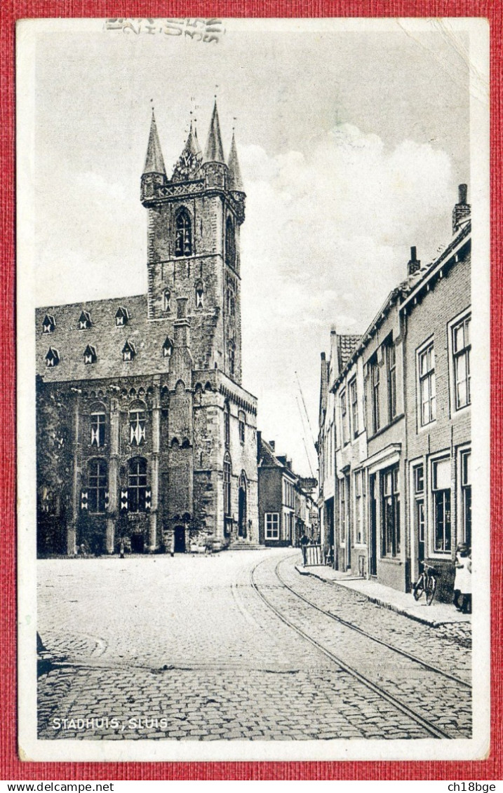 CPA Pays-Bas SLUIS Stadhuis - Vue Peu Commune (ongewoon Uitzicht) - Sluis