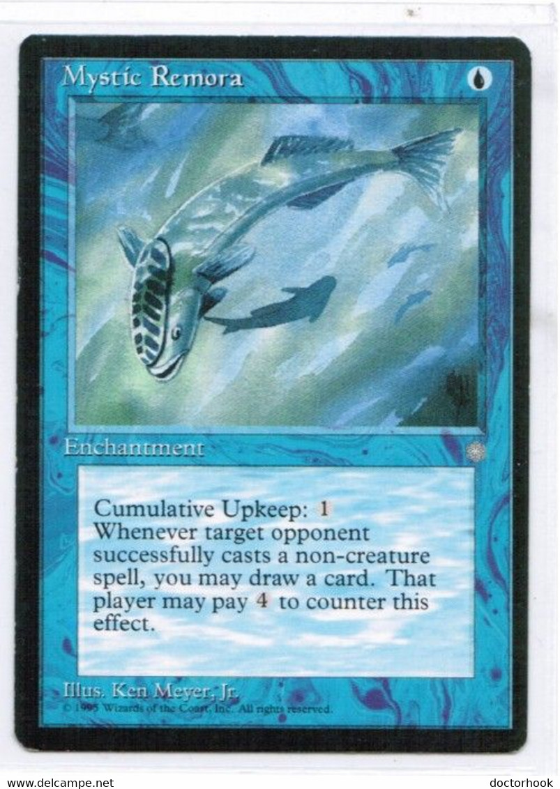 MAGIC The GATHERING  "Mystic Remora"---ICE AGE (MTG--142-3) - Otros & Sin Clasificación