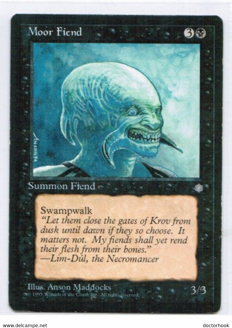 MAGIC The GATHERING  "Moor Fiend"---ICE AGE (MTG--142-9) - Andere & Zonder Classificatie