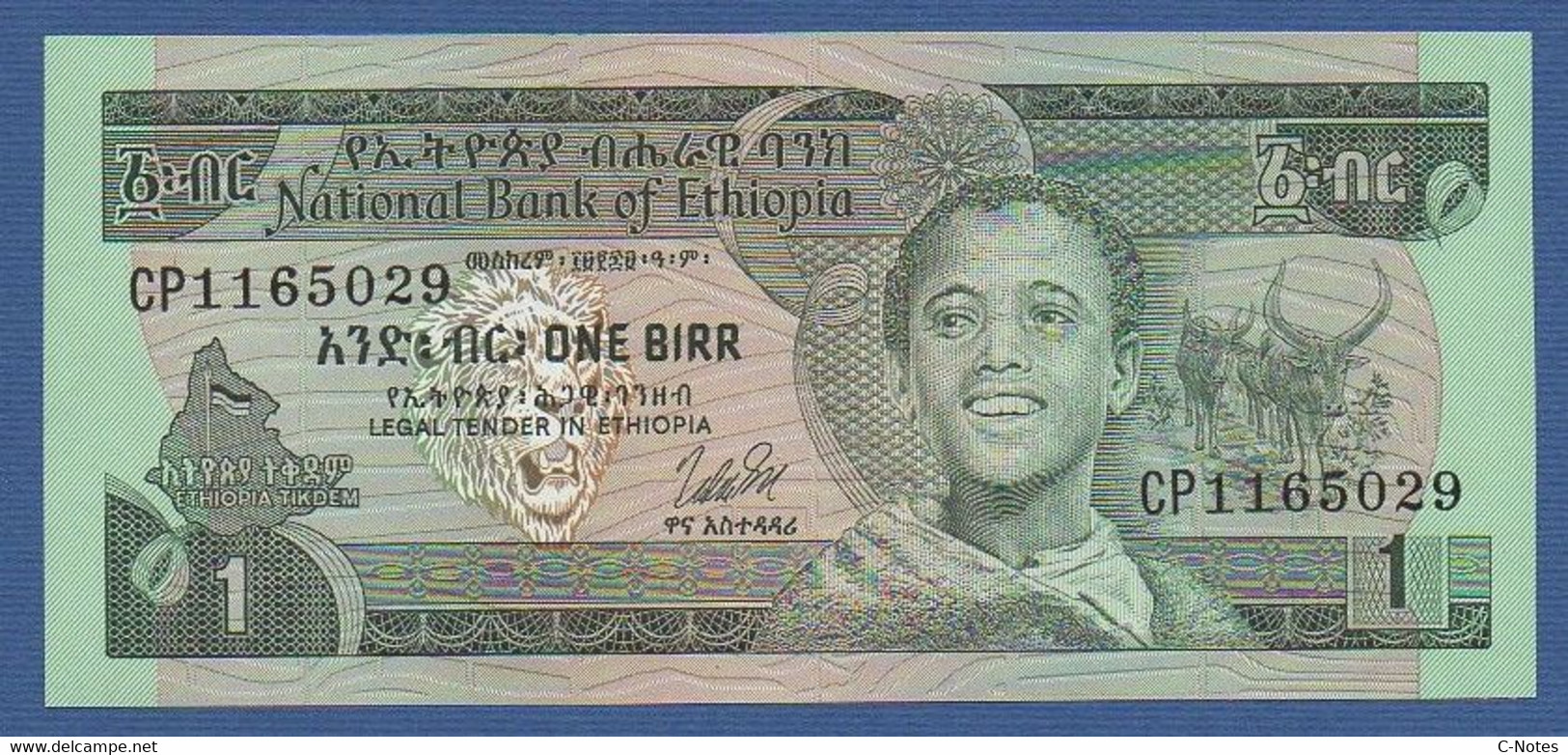 ETHIOPIA - P.30b – 1 Birr 1976 UNC, Serie CP1165029 - Ethiopië