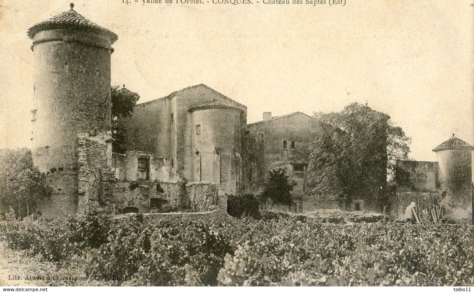 11 - Vallée De L'Orbiel - Conques - Château Des Saptes (Est) - Conques Sur Orbiel