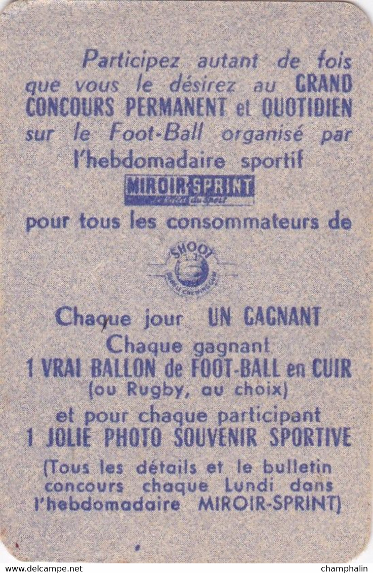 Carte Rugby Shoot Miroir-Sprint - Joueur - France - N°73 Arnaud Marquesuza - Rugby