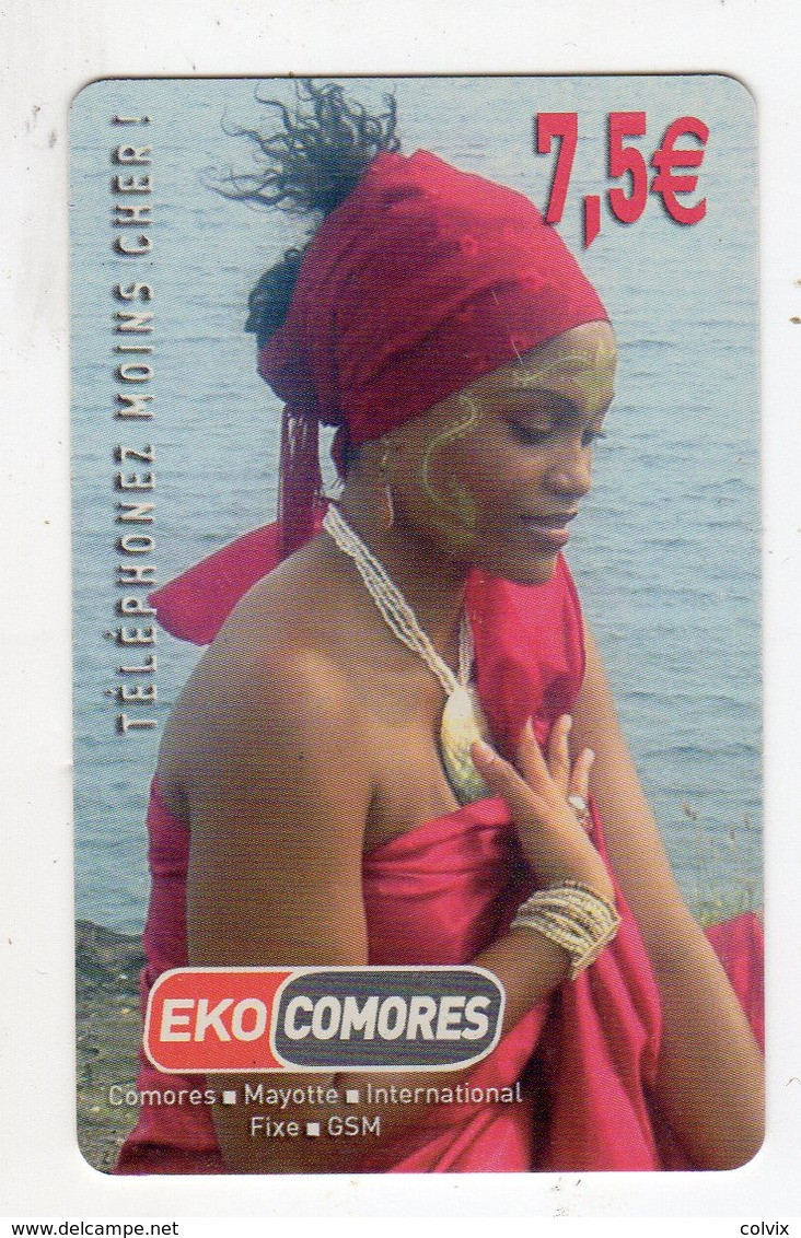 COMORES CARTE Prépayée EKO COMORES - Comoros