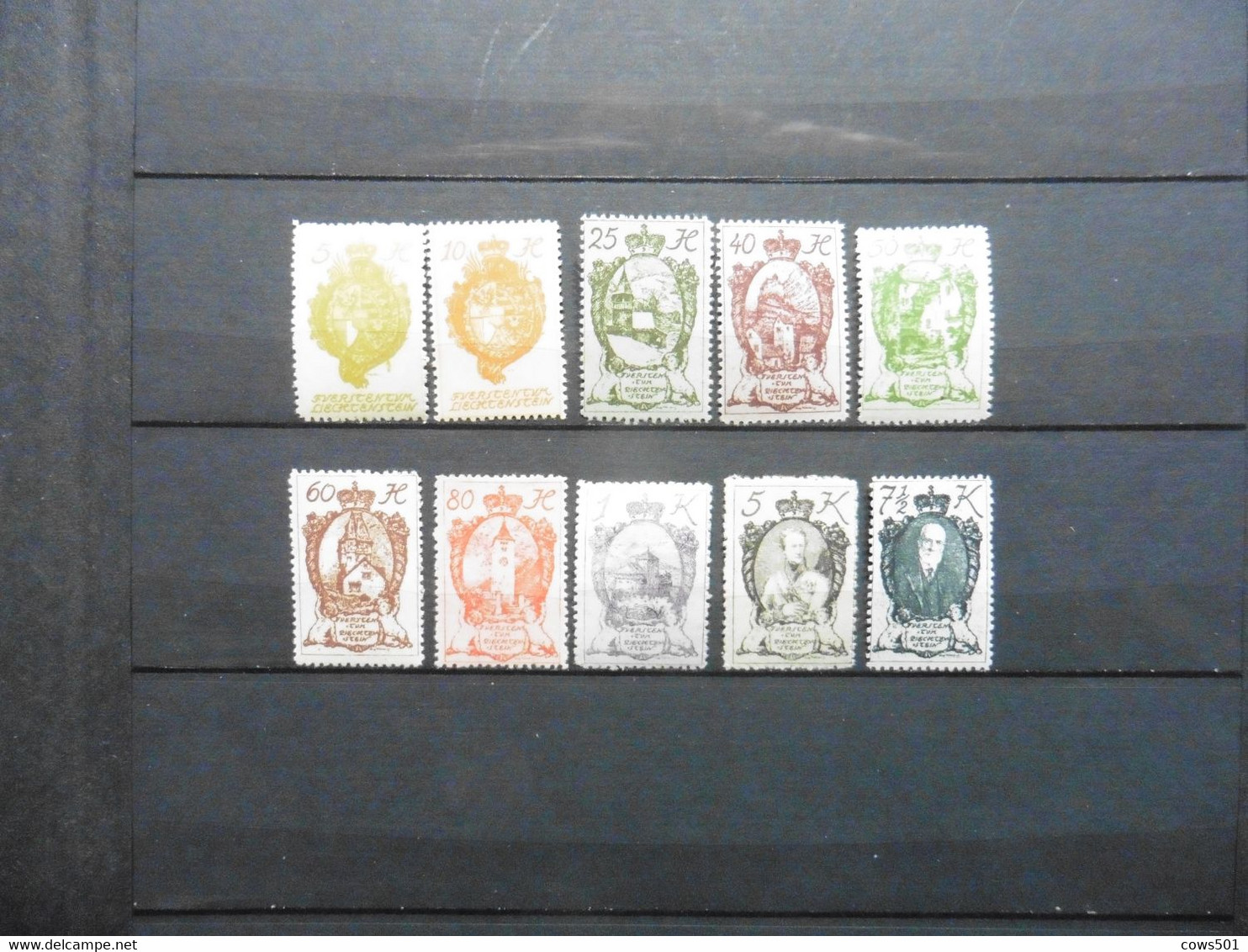 Europe > Liechtenstein >  10 Timbres Neufs Charnière - Verzamelingen