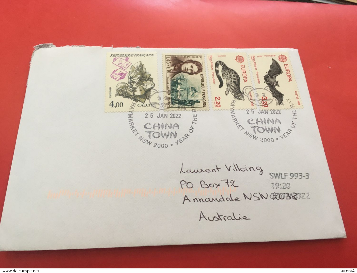 (2 F 37) Letter Posted From  France To Australia During COVID-19 Pandemic - 2 Covers (1 Cover Look Like Arrival Postmark - Covers & Documents